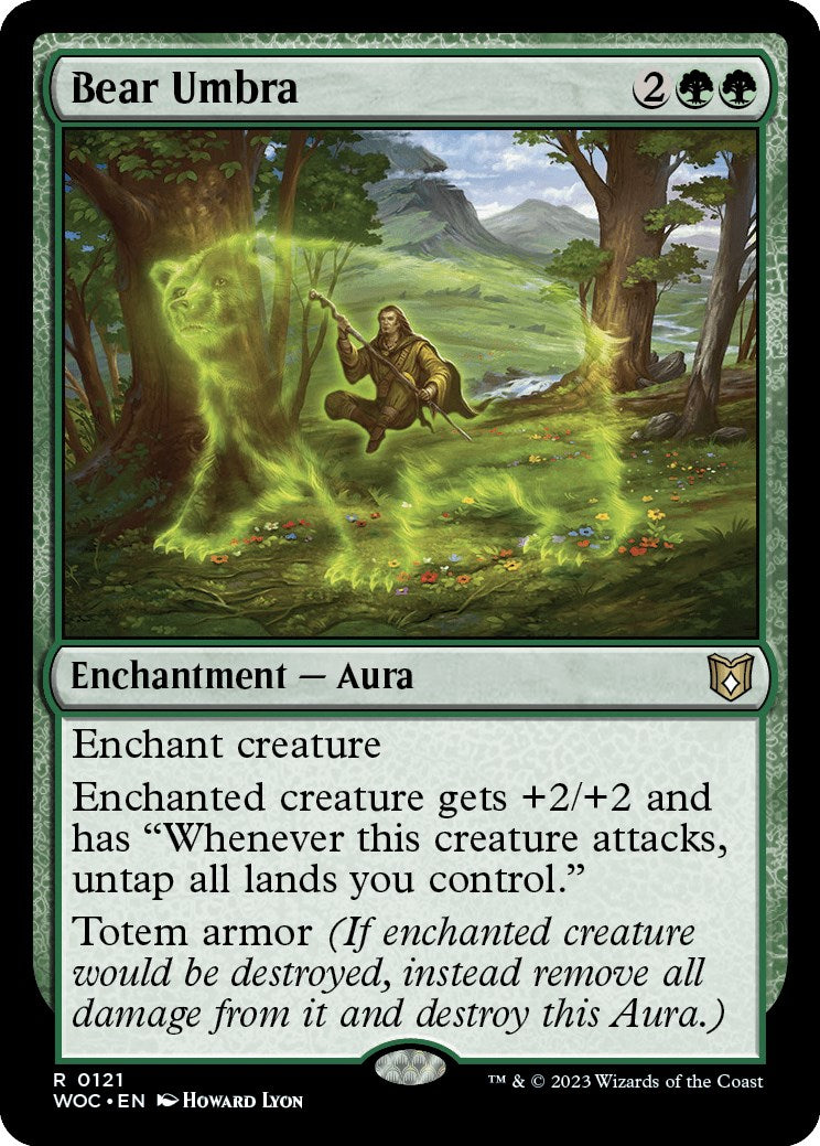 Bear Umbra [Wilds of Eldraine Commander] | Shuffle n Cut Hobbies & Games