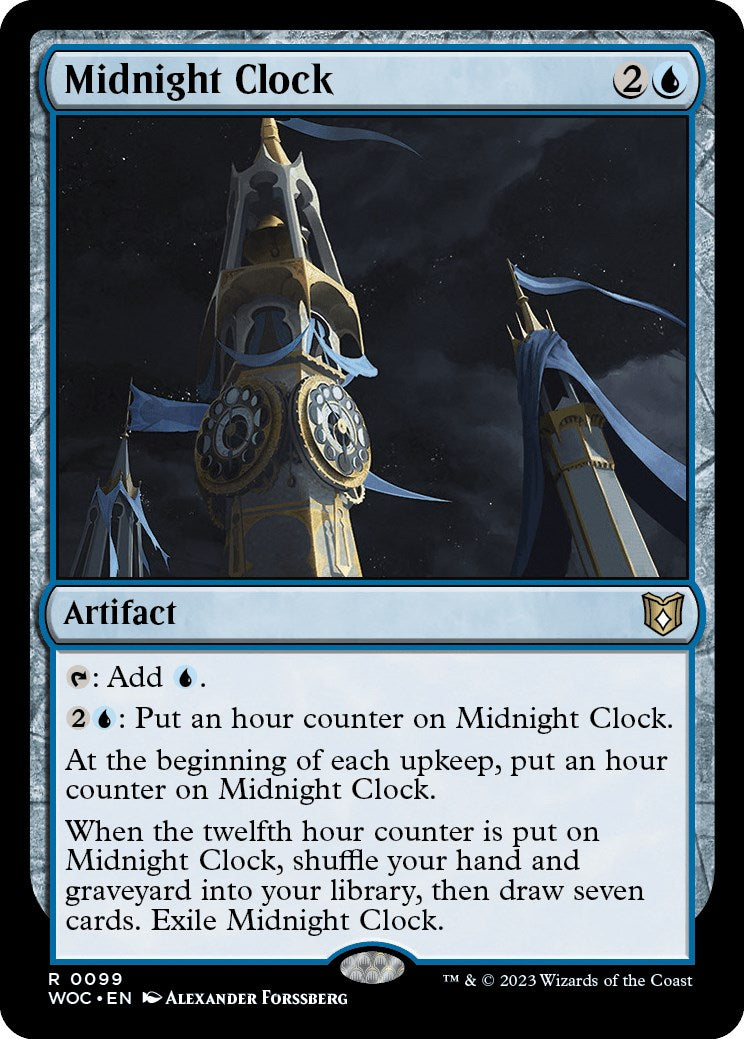 Midnight Clock [Wilds of Eldraine Commander] | Shuffle n Cut Hobbies & Games