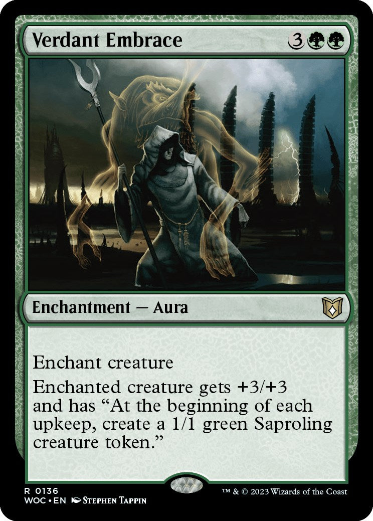 Verdant Embrace [Wilds of Eldraine Commander] | Shuffle n Cut Hobbies & Games