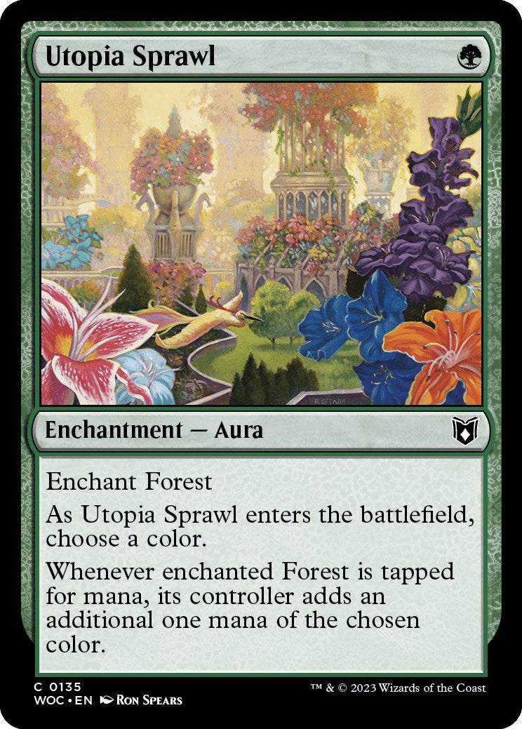 Utopia Sprawl [Wilds of Eldraine Commander] | Shuffle n Cut Hobbies & Games