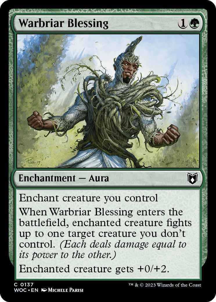 Warbriar Blessing [Wilds of Eldraine Commander] | Shuffle n Cut Hobbies & Games