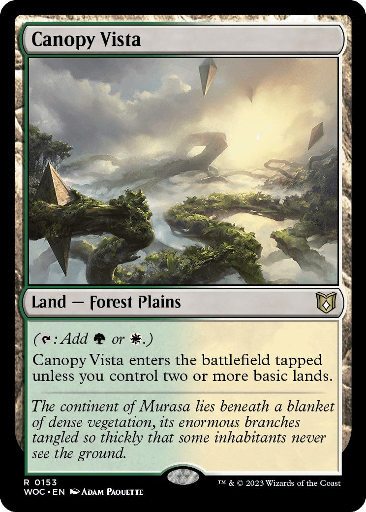 Canopy Vista [Wilds of Eldraine Commander] | Shuffle n Cut Hobbies & Games