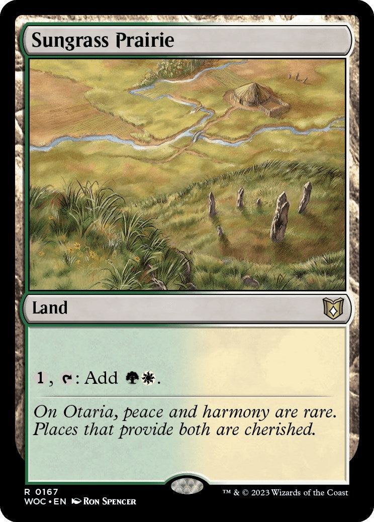 Sungrass Prairie [Wilds of Eldraine Commander] | Shuffle n Cut Hobbies & Games