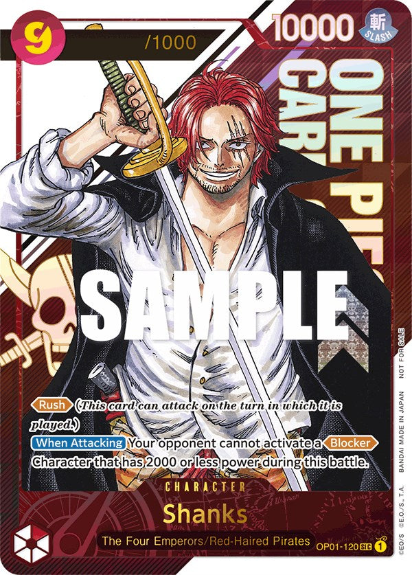 Shanks (Championship 2023) [Serial Number] [One Piece Promotion Cards] | Shuffle n Cut Hobbies & Games