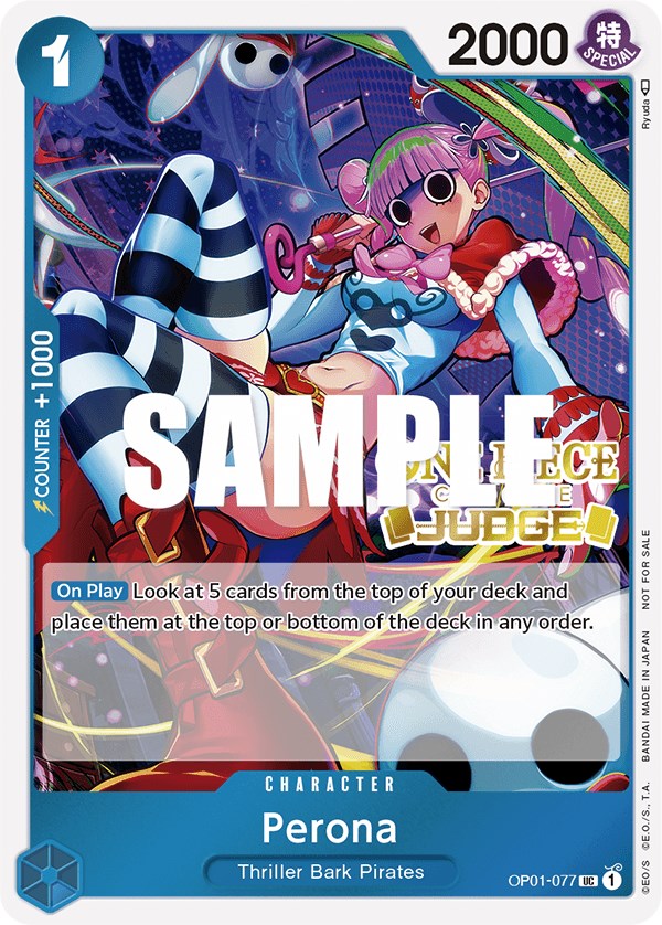 Perona (Judge Pack Vol. 2) [One Piece Promotion Cards] | Shuffle n Cut Hobbies & Games