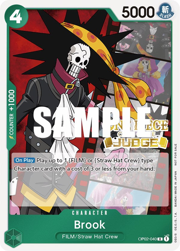 Brook (Judge Pack Vol. 2) [One Piece Promotion Cards] | Shuffle n Cut Hobbies & Games