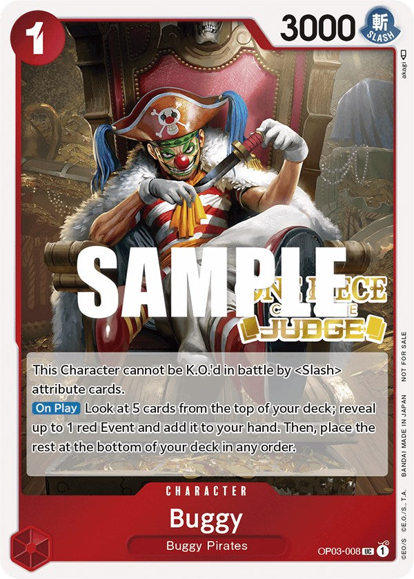 Buggy (Judge Pack Vol. 2) [One Piece Promotion Cards] | Shuffle n Cut Hobbies & Games