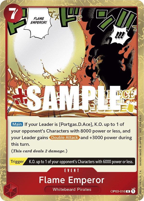 Flame Emperor (Judge Pack Vol. 2) [One Piece Promotion Cards] | Shuffle n Cut Hobbies & Games