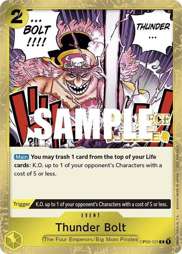 Thunder Bolt (Judge Pack Vol. 2) [One Piece Promotion Cards] | Shuffle n Cut Hobbies & Games