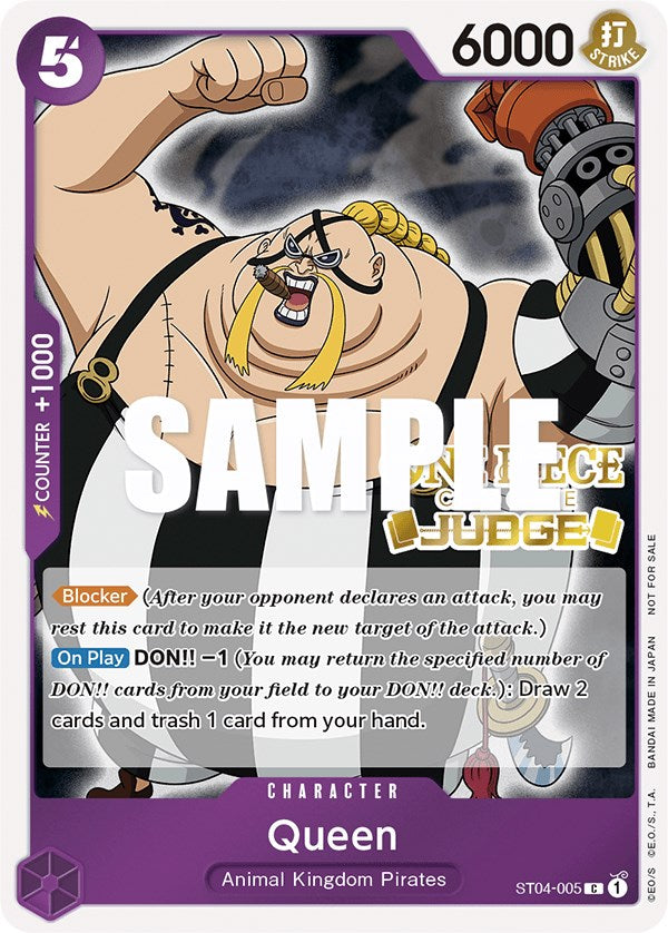 Queen (Judge Pack Vol. 2) [One Piece Promotion Cards] | Shuffle n Cut Hobbies & Games