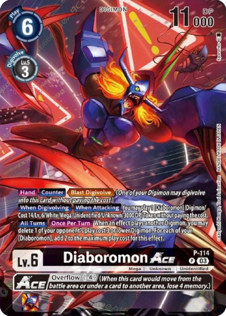 Diaboromon Ace [P-114] (Tamer Goods Set Diaboromon) [Promotional Cards] | Shuffle n Cut Hobbies & Games