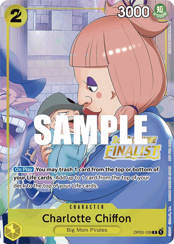 Charlotte Chiffon (Offline Regional 2023) [Finalist] [One Piece Promotion Cards] | Shuffle n Cut Hobbies & Games