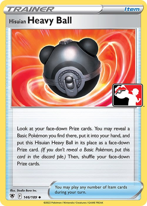 Hisuian Heavy Ball (146/189) [Prize Pack Series Three] | Shuffle n Cut Hobbies & Games