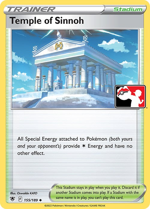 Temple of Sinnoh (155/189) [Prize Pack Series Three] | Shuffle n Cut Hobbies & Games