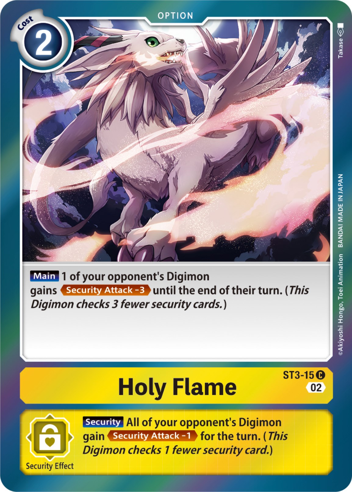 Holy Flame [ST3-015] [Resurgence Booster] | Shuffle n Cut Hobbies & Games