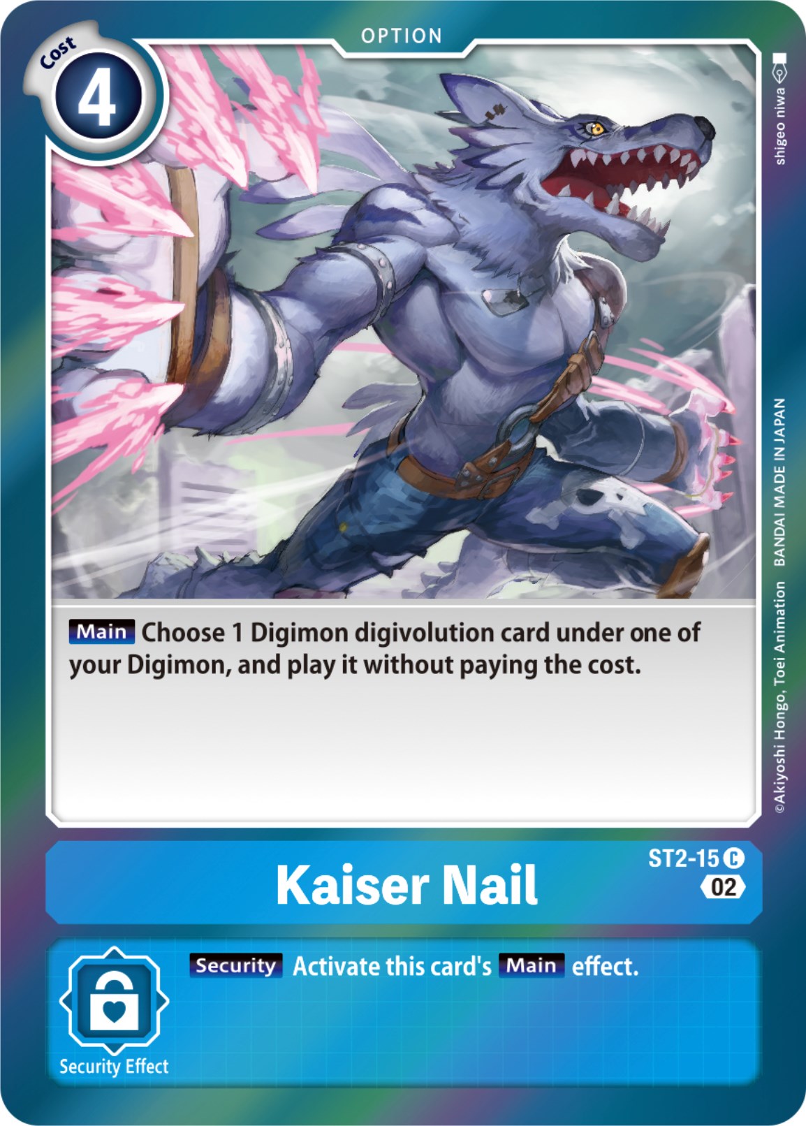 Kaiser Nail [ST2-15] [Resurgence Booster] | Shuffle n Cut Hobbies & Games