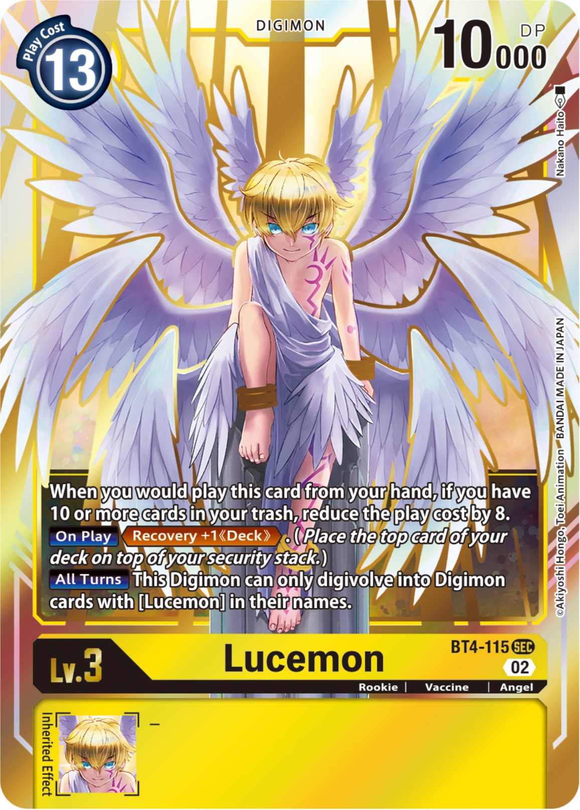 Lucemon [BT4-115] (Resurgence Booster Reprint) [Resurgence Booster] | Shuffle n Cut Hobbies & Games