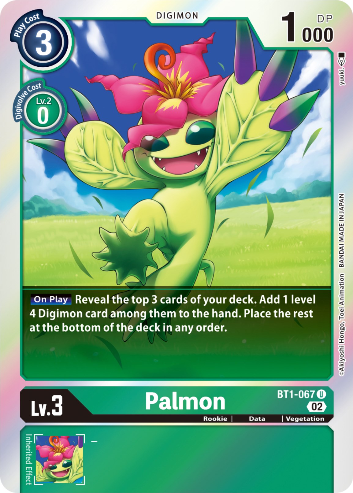 Palmon [BT1-067] [Resurgence Booster] | Shuffle n Cut Hobbies & Games