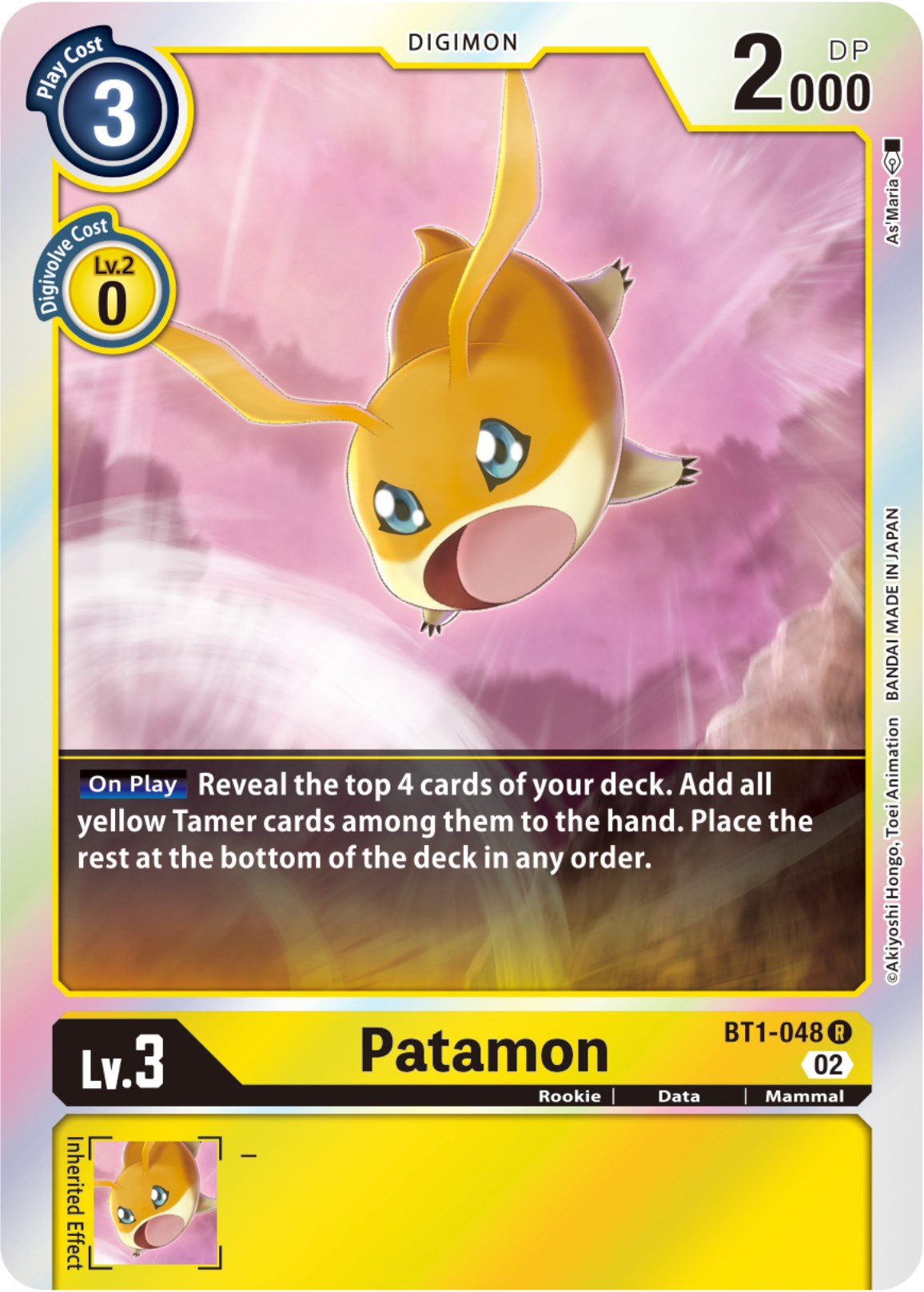 Patamon [BT1-048] [Resurgence Booster] | Shuffle n Cut Hobbies & Games