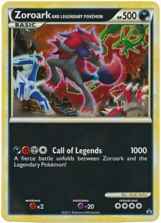 Zoroark and Legendary Pokemon (Jumbo Card) [Miscellaneous Cards] | Shuffle n Cut Hobbies & Games