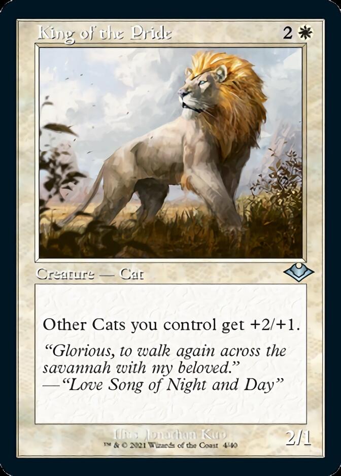 King of the Pride (Retro Foil Etched) [Modern Horizons] | Shuffle n Cut Hobbies & Games