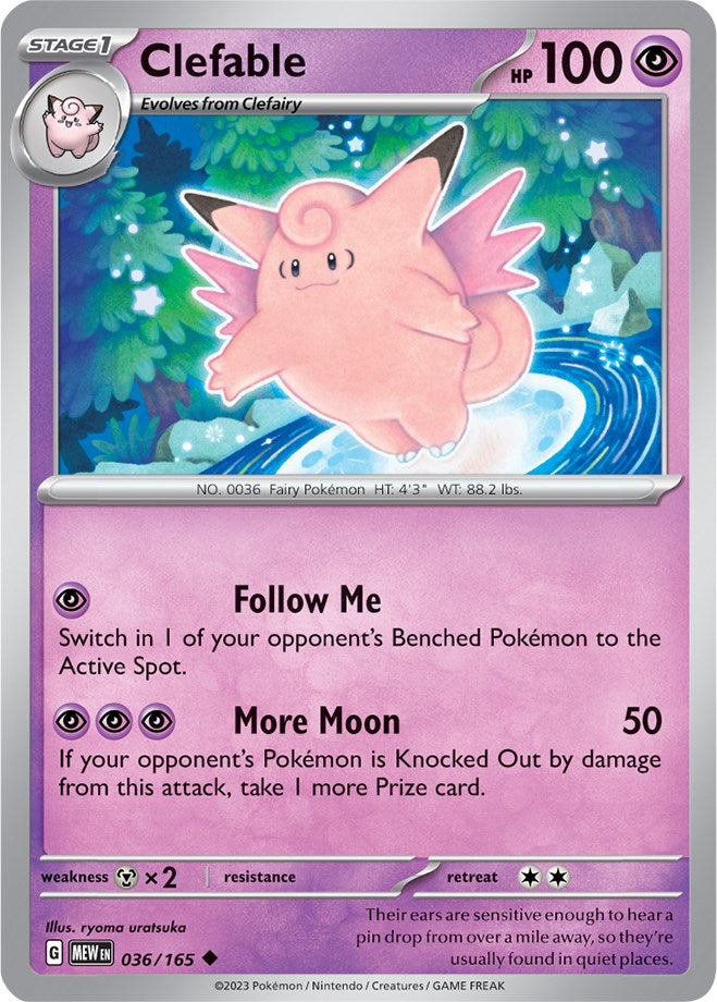 Clefable (036/165) [Scarlet & Violet 151] | Shuffle n Cut Hobbies & Games