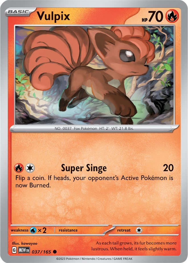 Vulpix (037/165) [Scarlet & Violet: 151] | Shuffle n Cut Hobbies & Games