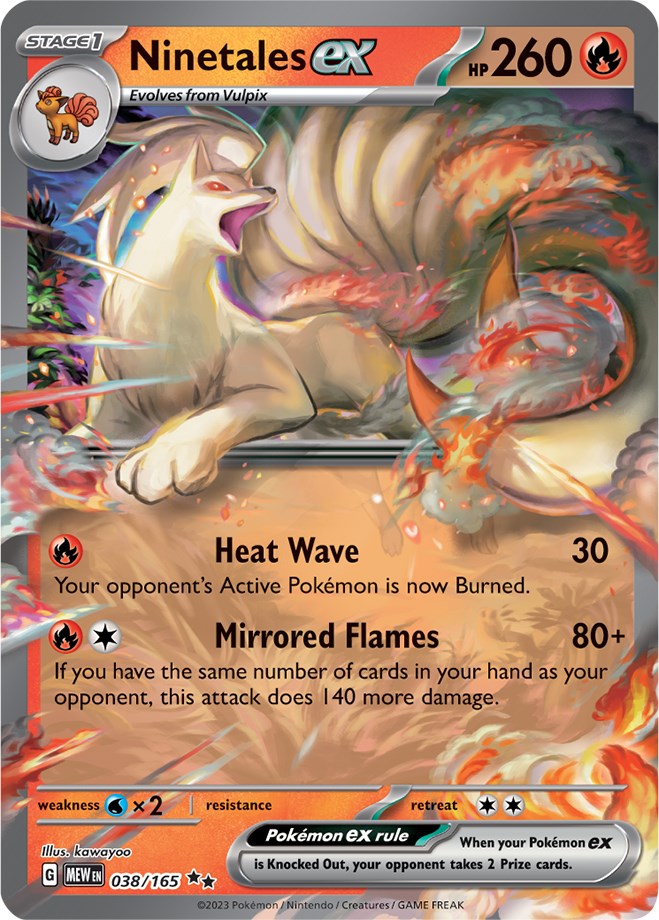 Ninetales ex (038/165) [Scarlet & Violet 151] | Shuffle n Cut Hobbies & Games