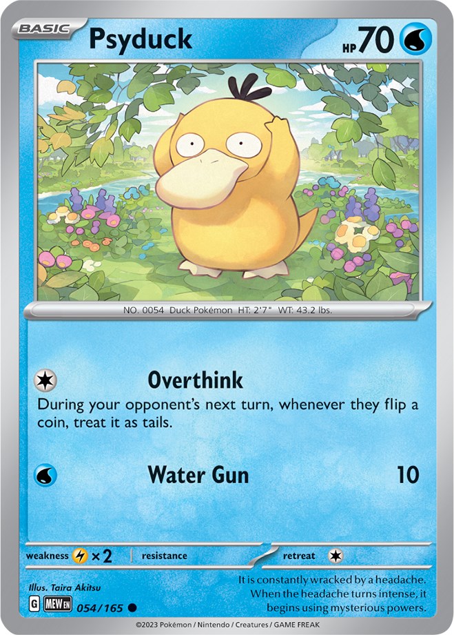 Psyduck (054/165) [Scarlet & Violet 151] | Shuffle n Cut Hobbies & Games