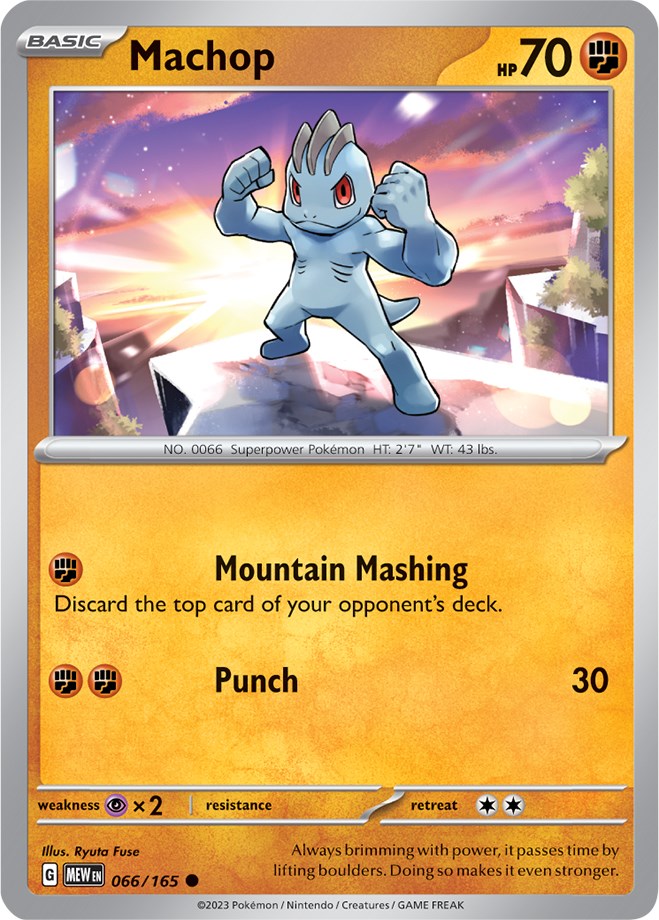 Machop (066/165) [Scarlet & Violet 151] | Shuffle n Cut Hobbies & Games