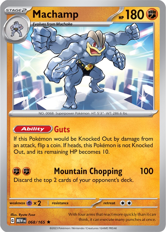 Machamp (068/165) [Scarlet & Violet 151] | Shuffle n Cut Hobbies & Games