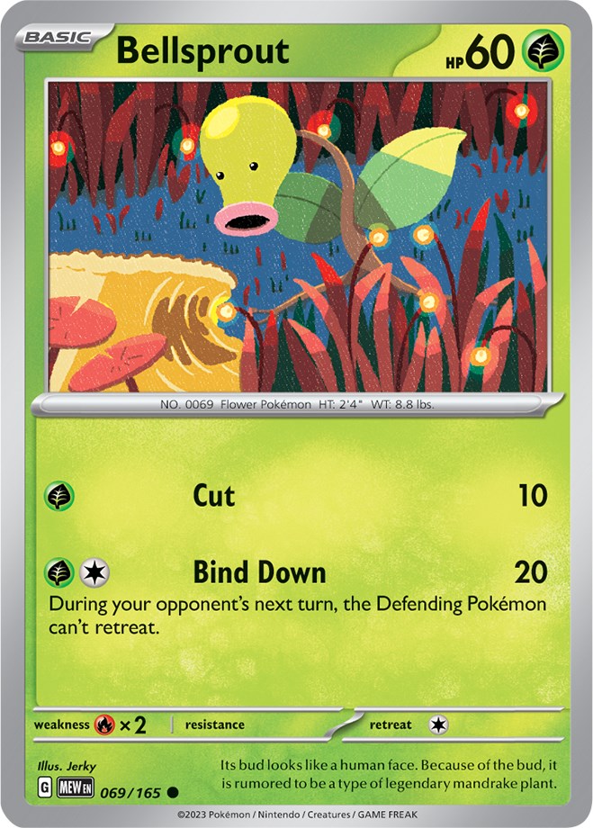 Bellsprout (069/165) [Scarlet & Violet: 151] | Shuffle n Cut Hobbies & Games