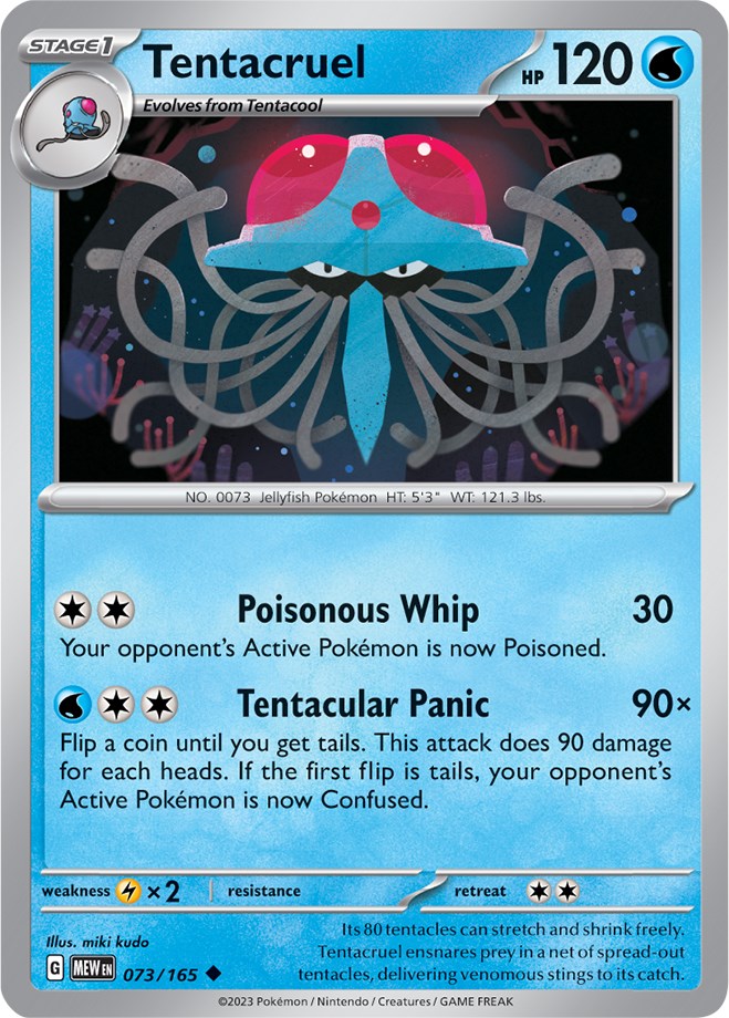 Tentacruel (073/165) [Scarlet & Violet 151] | Shuffle n Cut Hobbies & Games