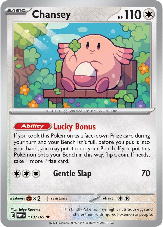 Chansey (113/165) [Scarlet & Violet 151] | Shuffle n Cut Hobbies & Games