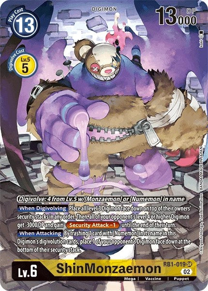 ShinMonzaemon (Textured Alternate Art) [Resurgence Booster] | Shuffle n Cut Hobbies & Games