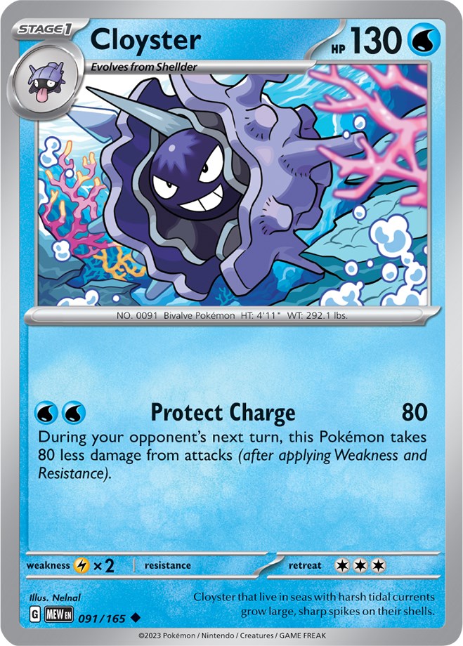 Cloyster (091/165) [Scarlet & Violet 151] | Shuffle n Cut Hobbies & Games