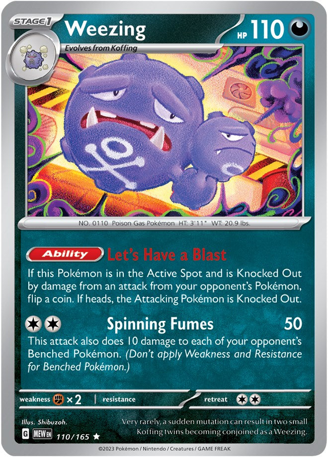 Weezing (110/165) [Scarlet & Violet 151] | Shuffle n Cut Hobbies & Games