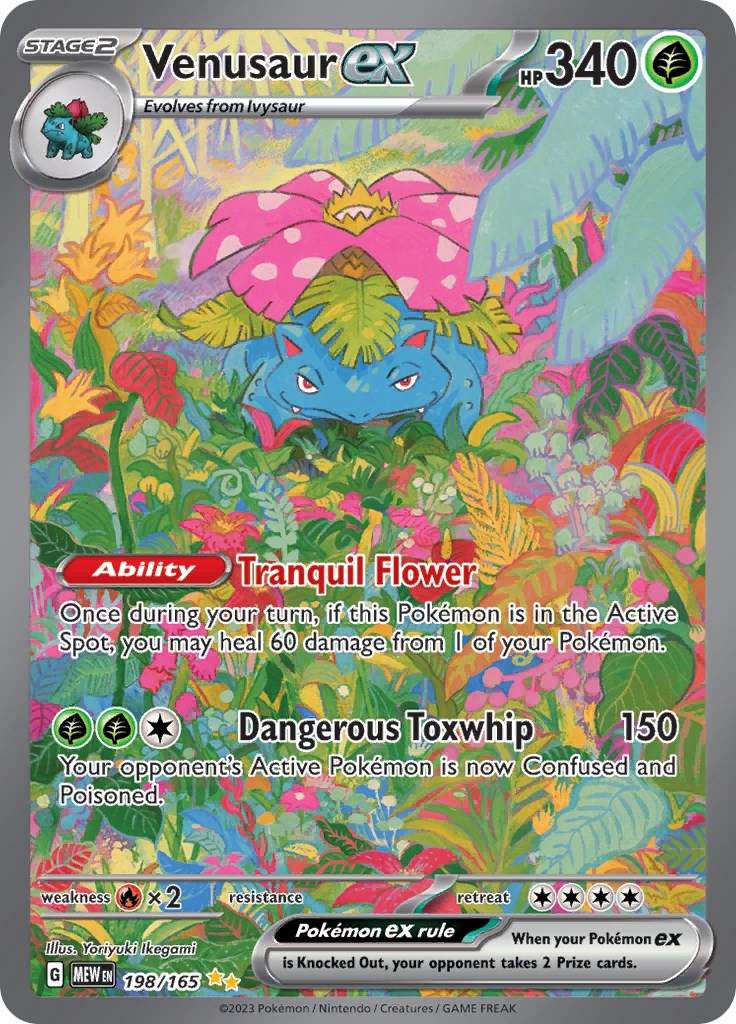 Venusaur ex (198/165) [Scarlet & Violet 151] | Shuffle n Cut Hobbies & Games