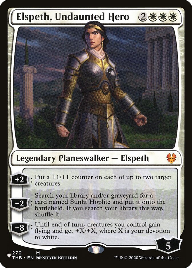 Elspeth, Undaunted Hero [The List] | Shuffle n Cut Hobbies & Games