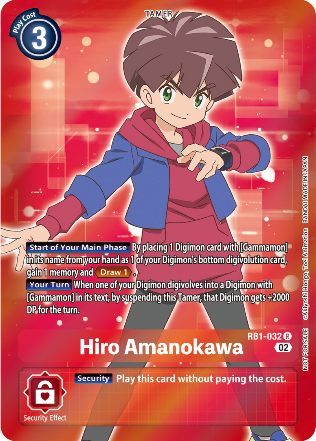 Hiro Amanokawa [RB1-032] (Box Topper) [Resurgence Booster] | Shuffle n Cut Hobbies & Games