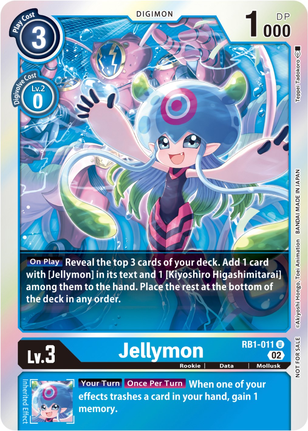 Jellymon [RB1-011] (Box Topper) [Resurgence Booster] | Shuffle n Cut Hobbies & Games