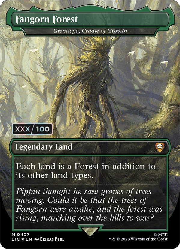 Fangorn Forest - Yavimaya, Cradle of Growth (Serialized) [The Lord of the Rings: Tales of Middle-Earth Commander] | Shuffle n Cut Hobbies & Games