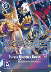 Purple Memory Boost! [P-040] (Digimon Adventure Box 2) [Promotional Cards] | Shuffle n Cut Hobbies & Games