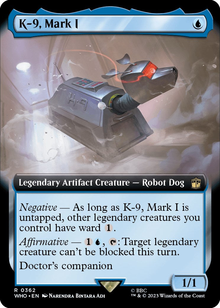 K-9, Mark I (Extended Art) [Doctor Who] | Shuffle n Cut Hobbies & Games