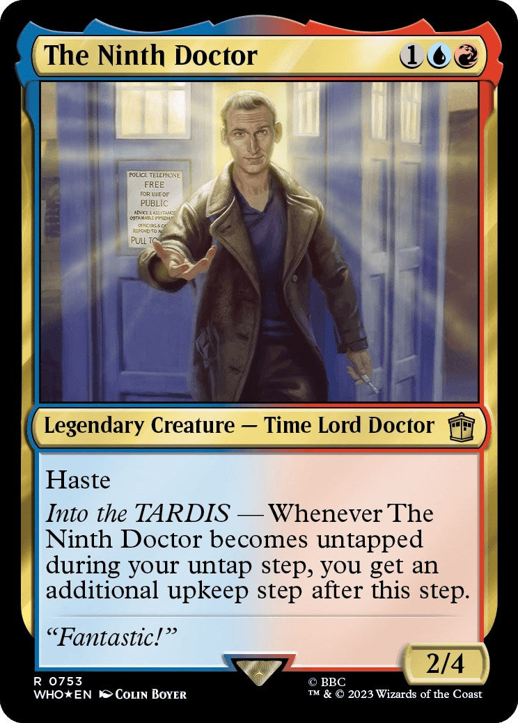 The Ninth Doctor (Surge Foil) [Doctor Who] | Shuffle n Cut Hobbies & Games