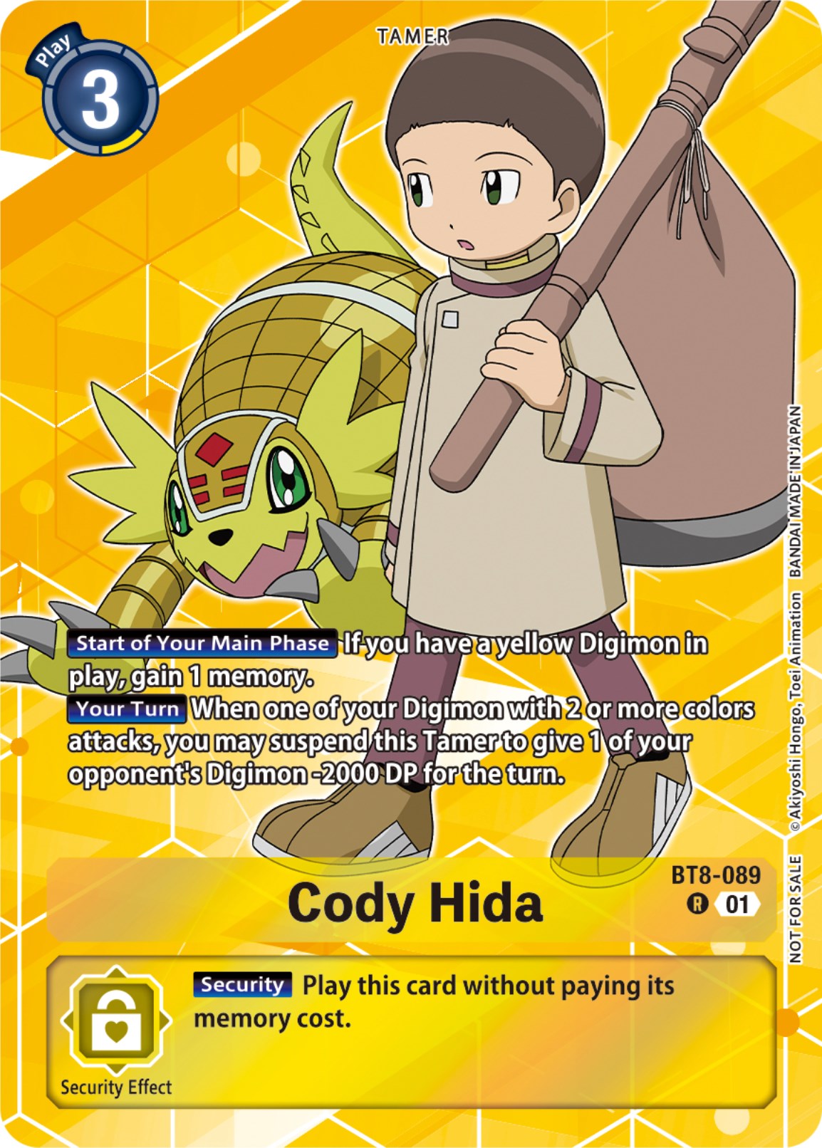 Cody Hida [BT8-089] (Tamer Party Pack -The Beginning-) [New Awakening] | Shuffle n Cut Hobbies & Games