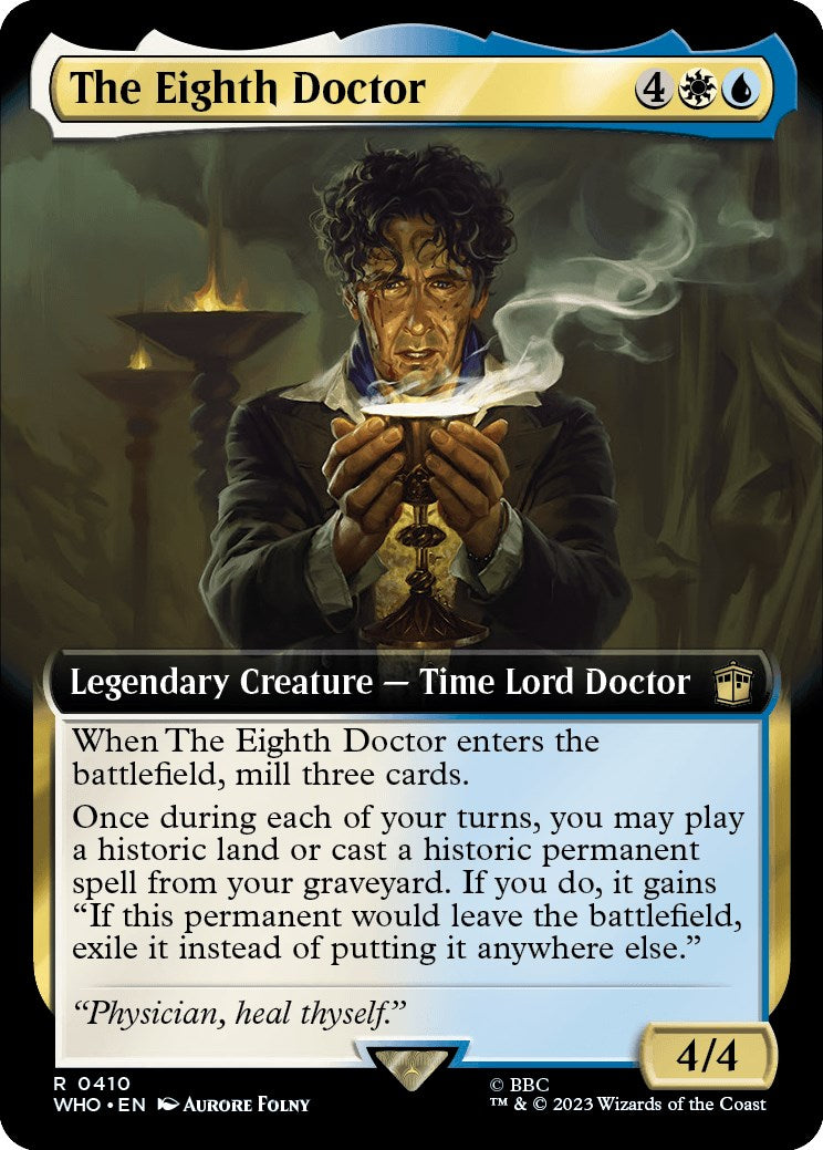 The Eighth Doctor (Extended Art) [Doctor Who] | Shuffle n Cut Hobbies & Games