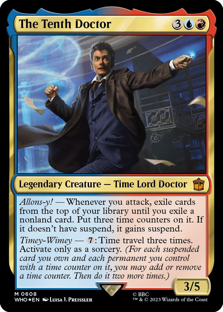 The Tenth Doctor (Surge Foil) [Doctor Who] | Shuffle n Cut Hobbies & Games