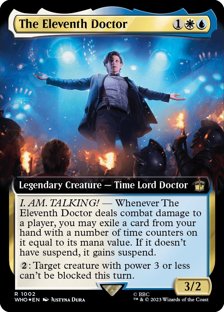 The Eleventh Doctor (Extended Art) (Surge Foil) [Doctor Who] | Shuffle n Cut Hobbies & Games