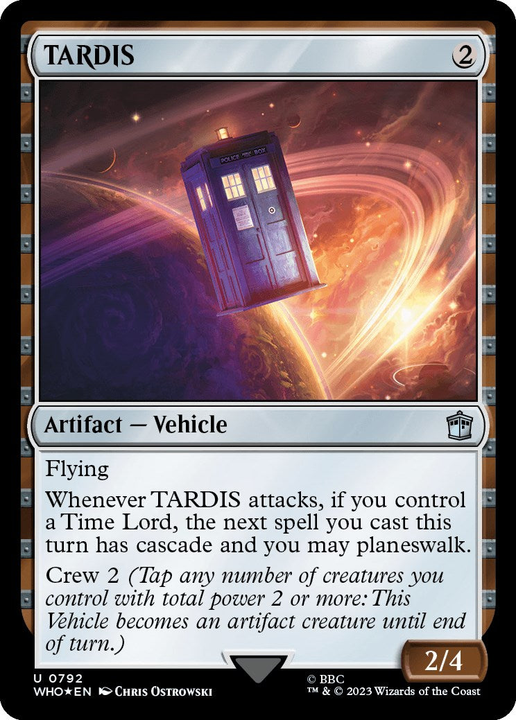 TARDIS (Surge Foil) [Doctor Who] | Shuffle n Cut Hobbies & Games